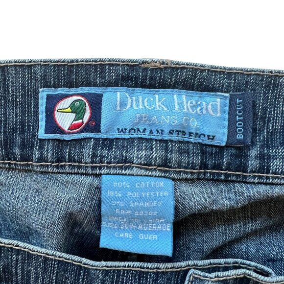 Duck Head Jeans Co. Woman Stretch 20W Average 38x30 Blue Bootcut High Rise Denim - Picture 3 of 8